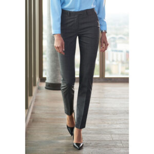 Brook Taverner Torino slim leg trouser 2345 - Grey Check