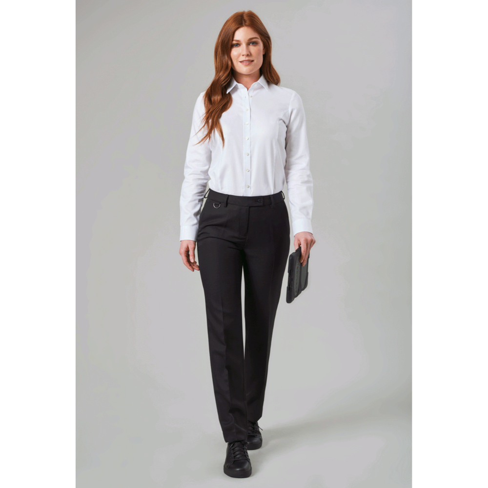 Brook Taverner Albany Ladies' L/S Blouse 2359 - White