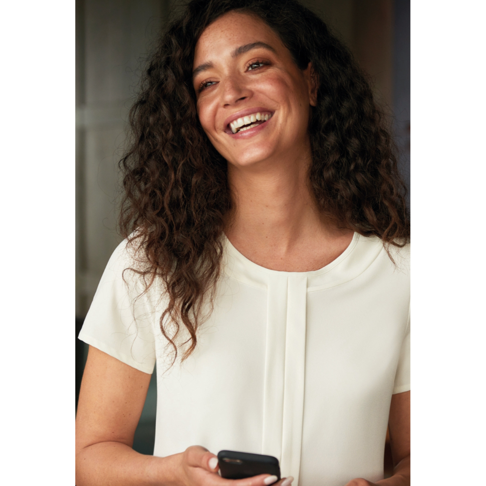 Brook Taverner Felina S/S Crepe Blouse 2265